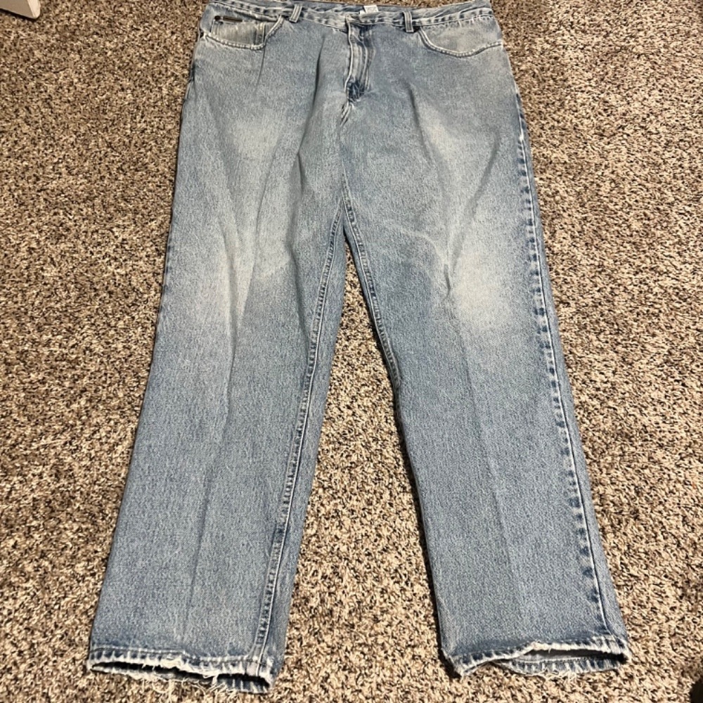 Calvin Klein Jeans Light Wash Denim Pants USA Made Size 40